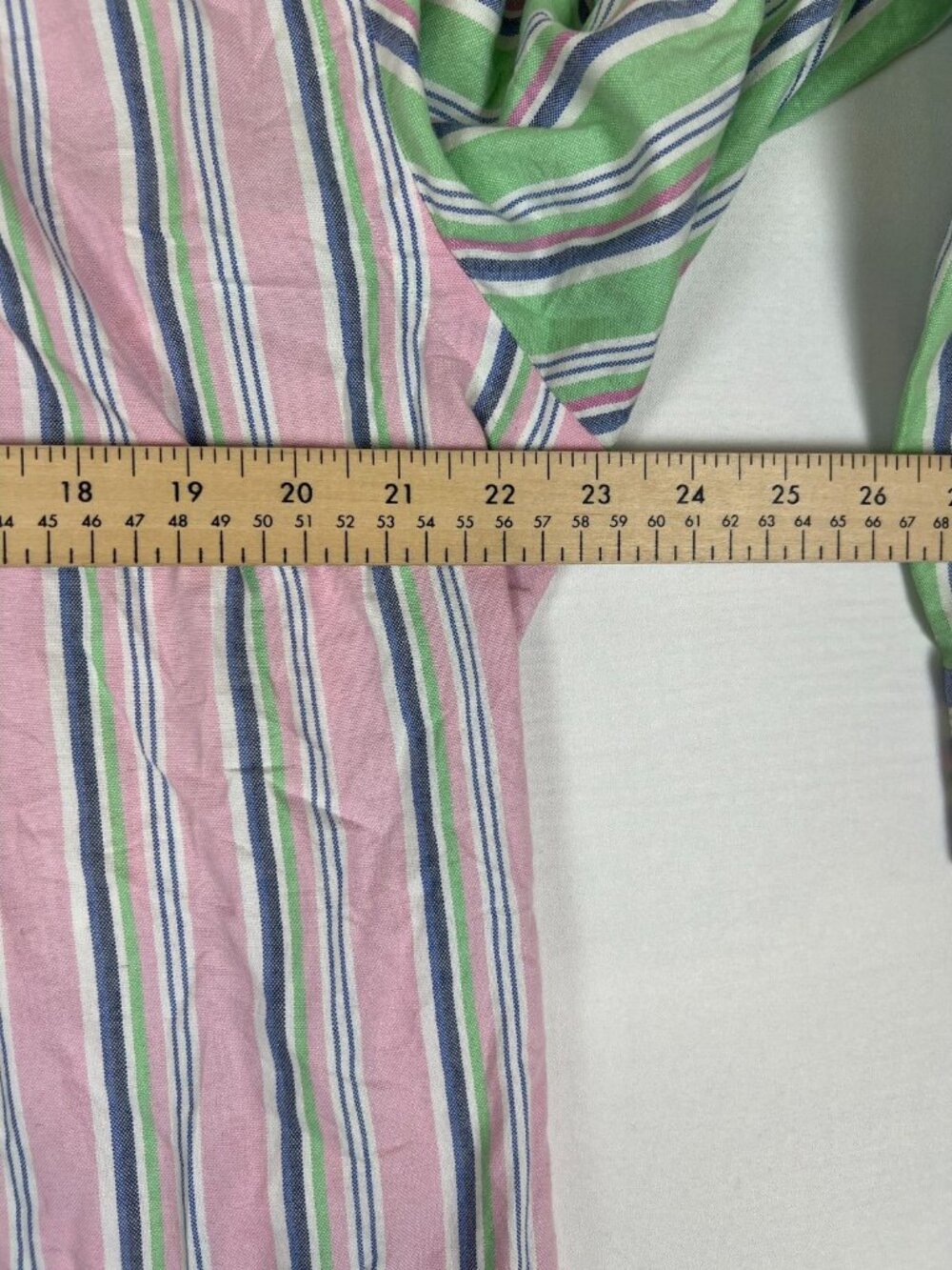 Polo Ralph Lauren Men L Classic Fit Multi Color Striped Fun Shirt Oxford Cotton - Picture 8 of 10